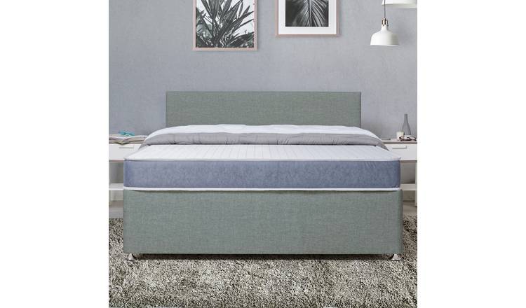 Argos Home Devon Double 2 Drawer Divan Bed - Grey