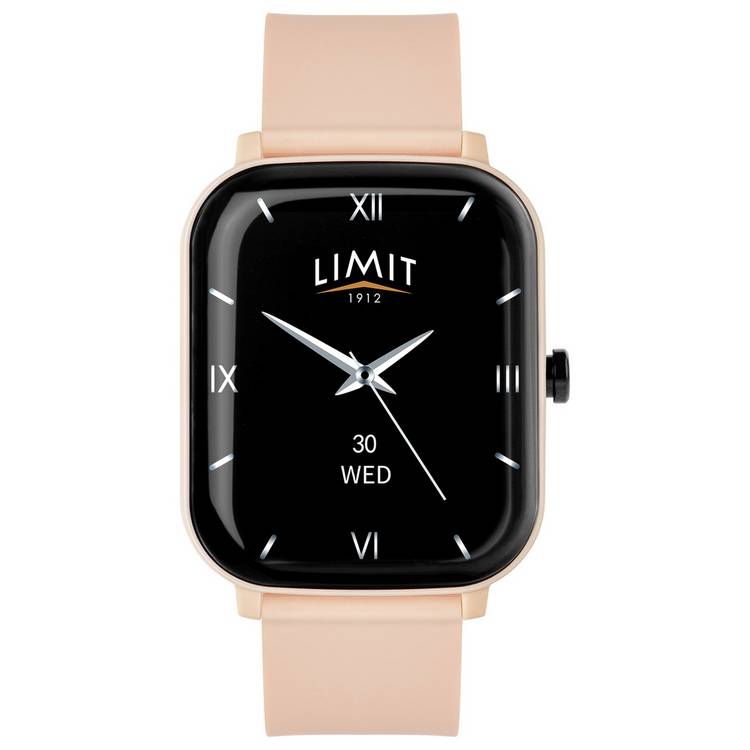 Limit Pink Silicone Strap Calling Smart Watch   0