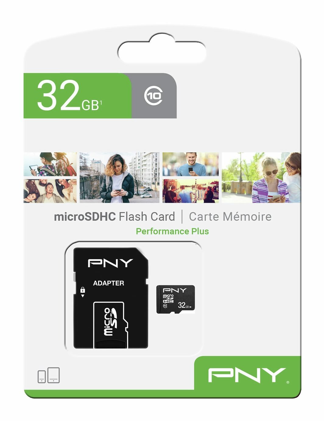 PNY Performance Plus microSD Memory Card - 32GB
