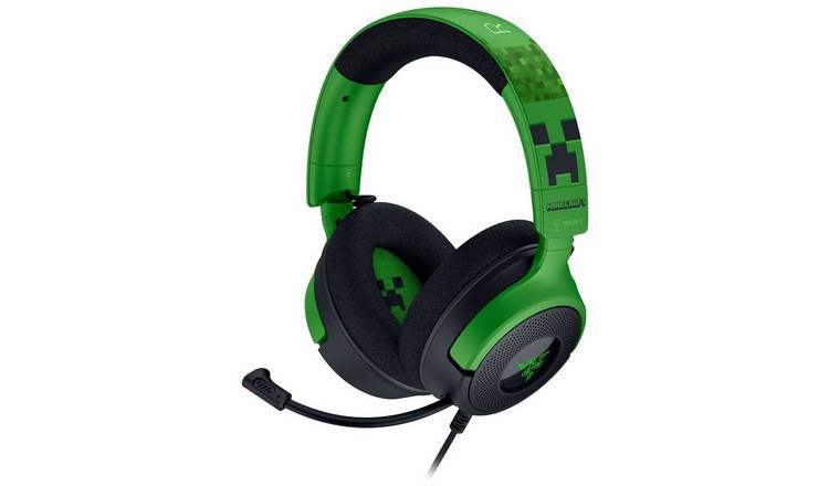 Razer Kraken V4 X Wired PC Headset - Minecraft