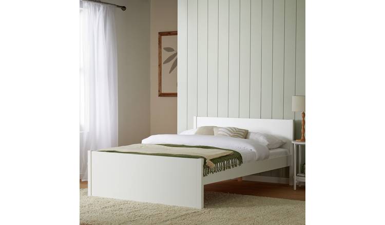 Habitat Jenson Small Double Wooden Bed Frame - White