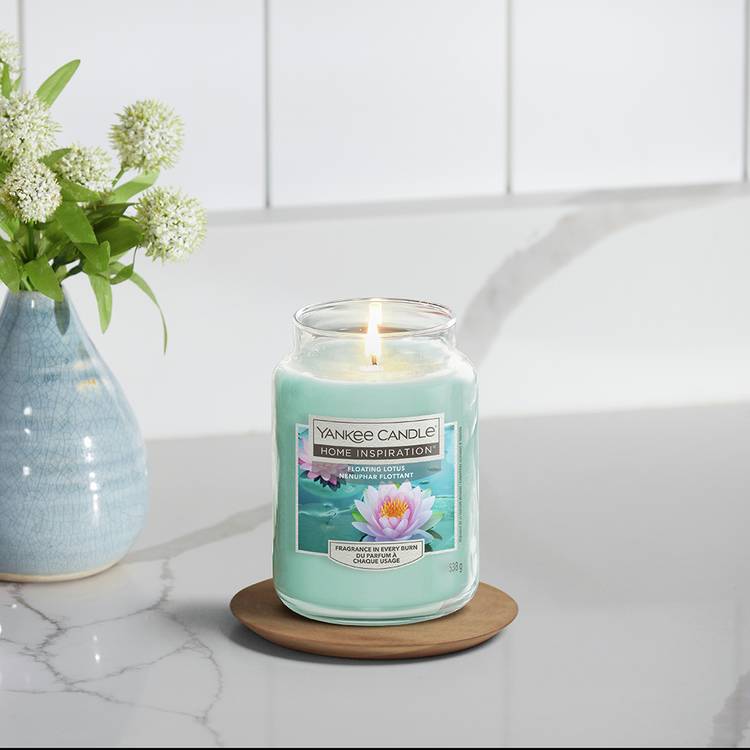 Yankee Home Inspiration Large Jar Candle - Floating Lotus  0