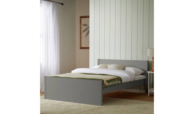 Argos Home Jenson Small Double Wooden Bed Frame - Grey