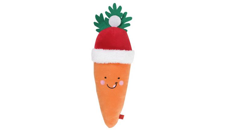 Jumbo Santa Carrot Pet Toy
