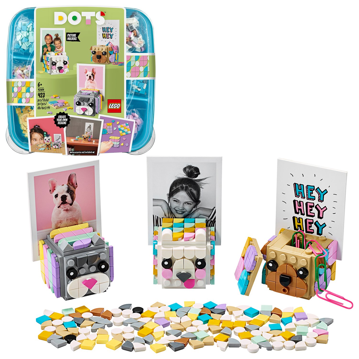 LEGO DOTS Animal Picture Holders DIY Craft Decor Set Review