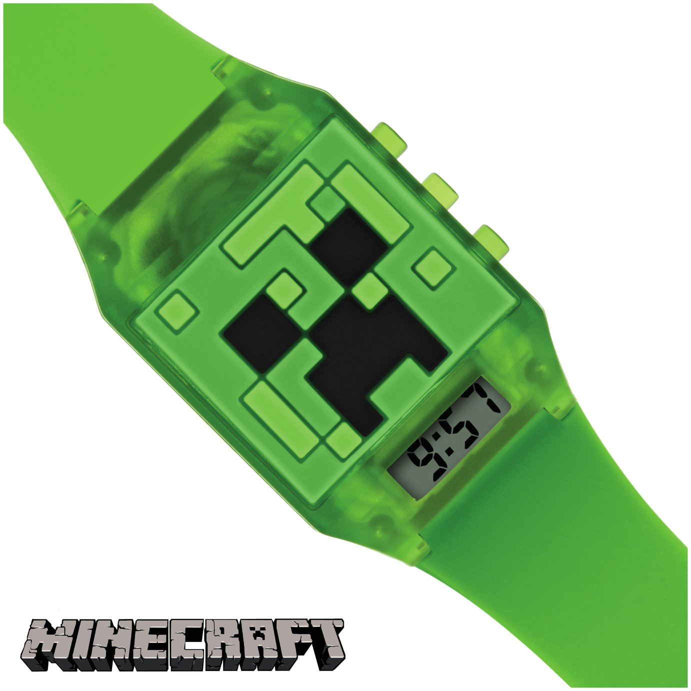 Minecraft Kid's Green Silicone Strap Watch Review