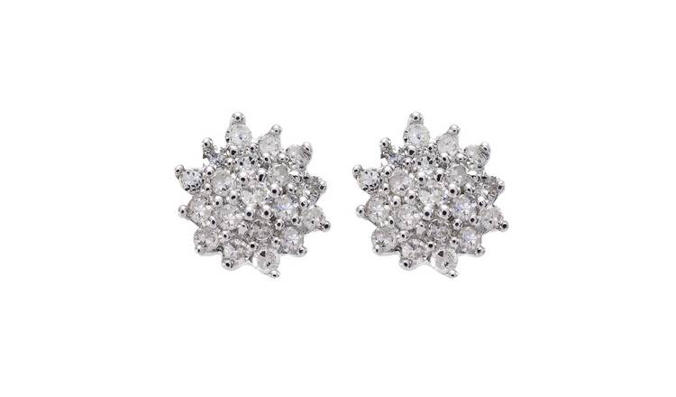 Diamond stud earrings on sale american swiss