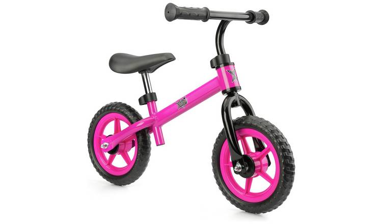 Xootz 10 Inch Kids Balance Bike - Pink