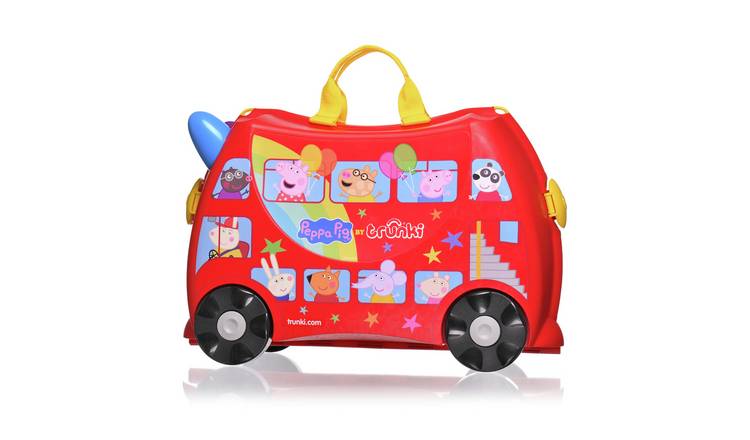Buy Trunki Peppa Pig 4 Wheel Hard Kids Ride On Suitcase Red Kids luggage Argos