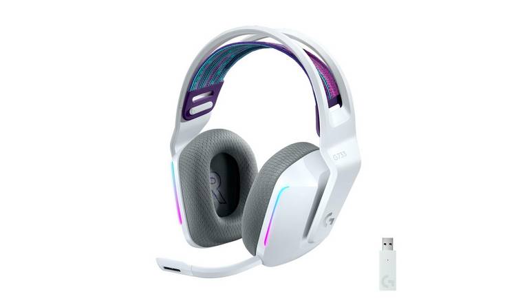 Buy Logitech G733 Gaming Headset - White | Laptop and PC headsets | Argos