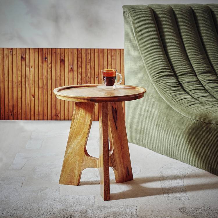 Habitat Adene Side Table - Natural 0