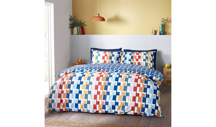 Catherine Lansfield Bryson Geometric Bedding Set - Double