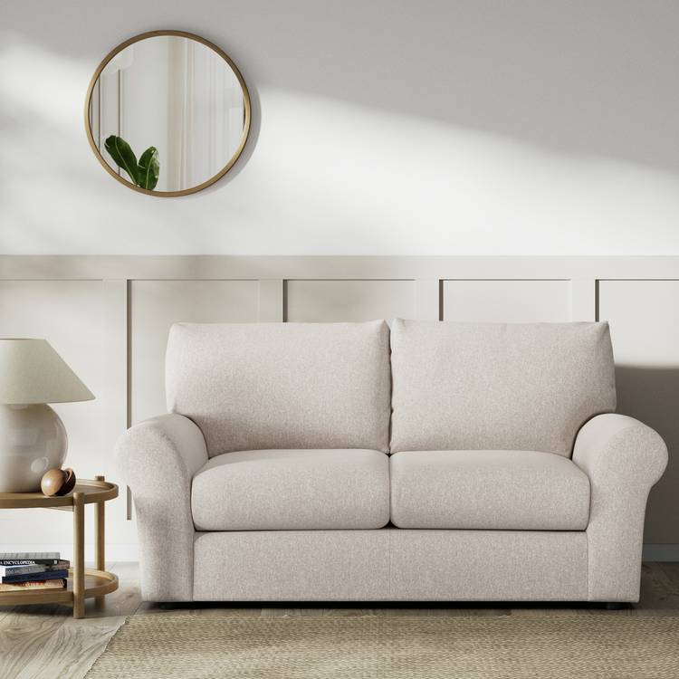 Habitat Molton Fabric 2 Seater Sofa - Natural 0