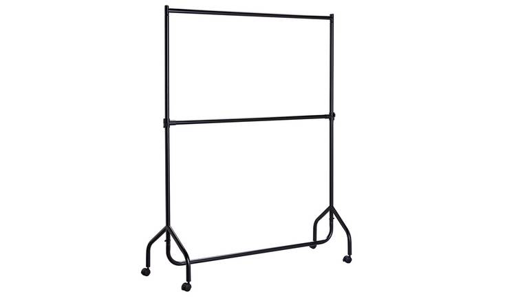 Two tier rail discount wardrobe