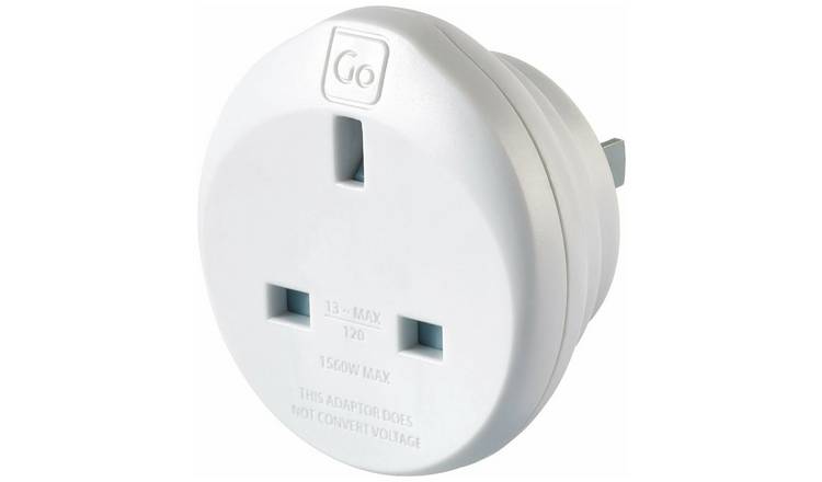 Go Travel UK to USA Travel Adaptors - Set of 2