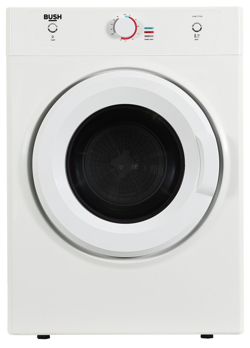 Bush DHB7VTDW 7KG Vented Tumble Dryer - White