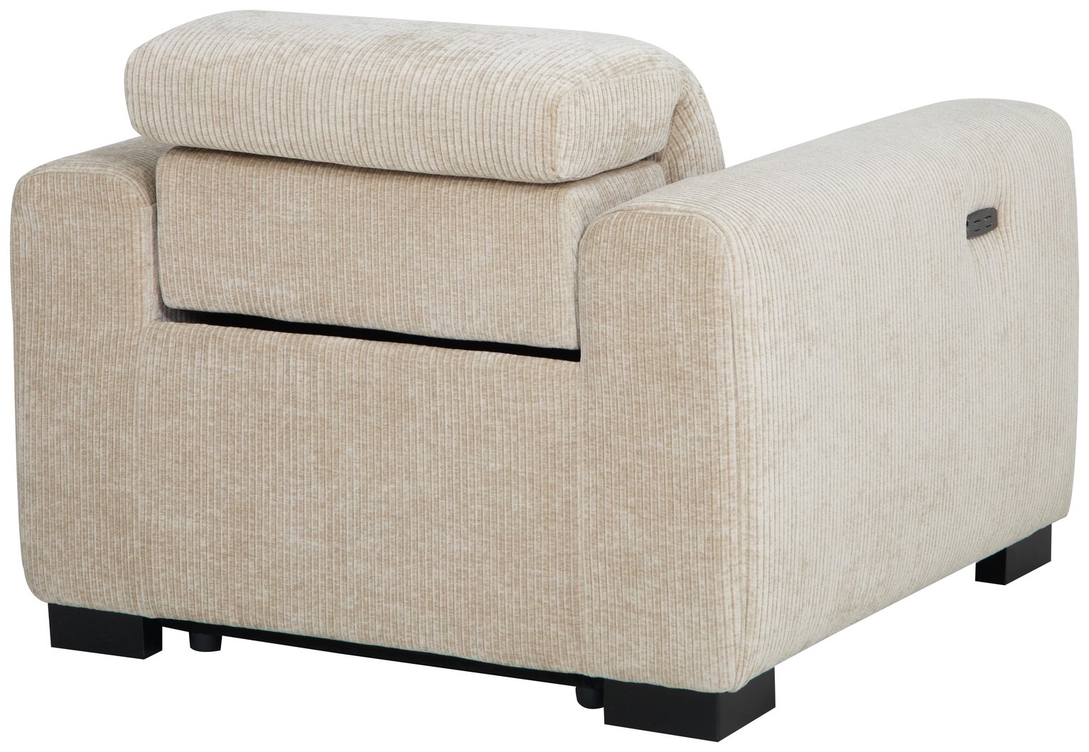 Reggie Fabric Recliner Chair - Beige 4