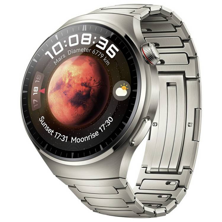 HUAWEI Watch 4 Pro 47mm Smart Watch - Silver Titanium 0