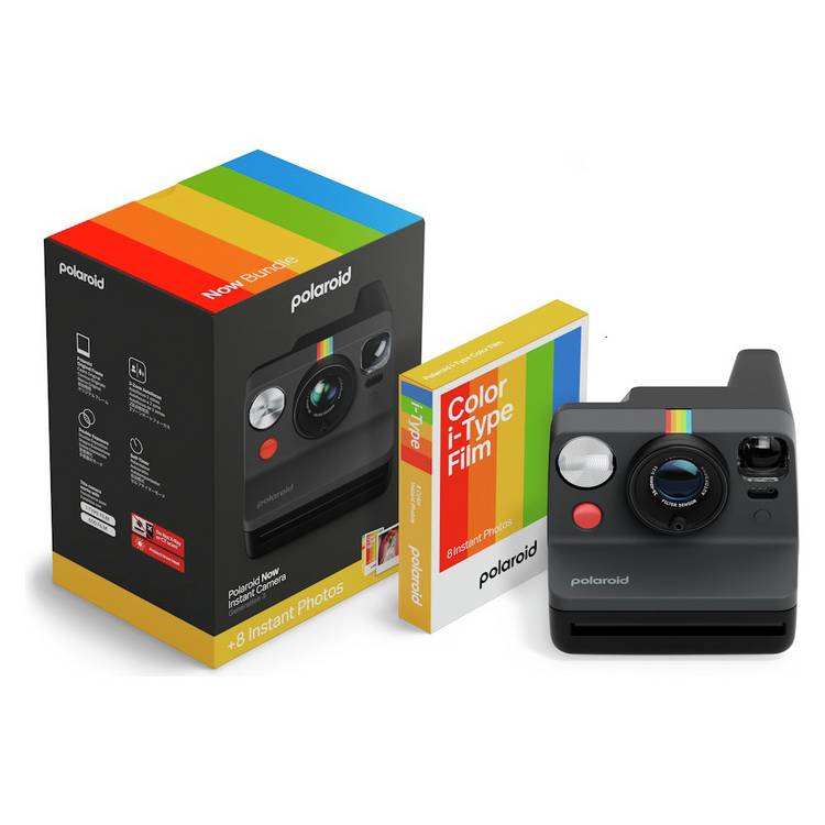 Polaroid Now Gen 3 Instant Camera Bundle - Black 0