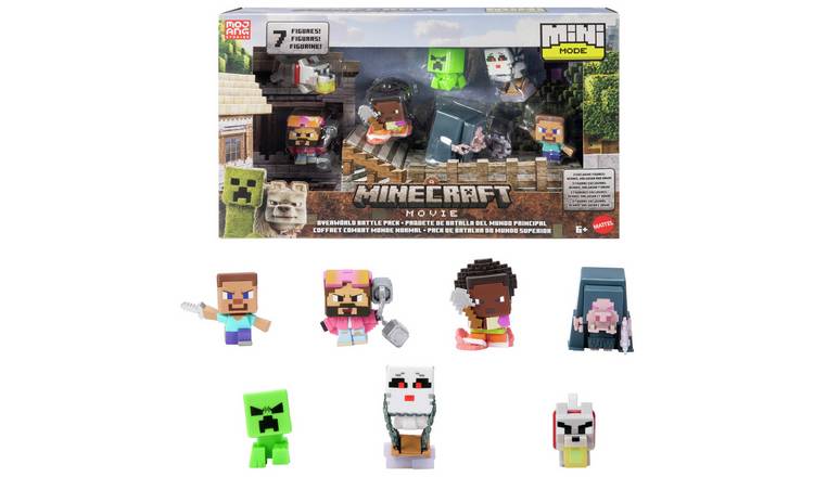 Mini Mode Overworld Battle Pack with 7 Mini Action Figures 
