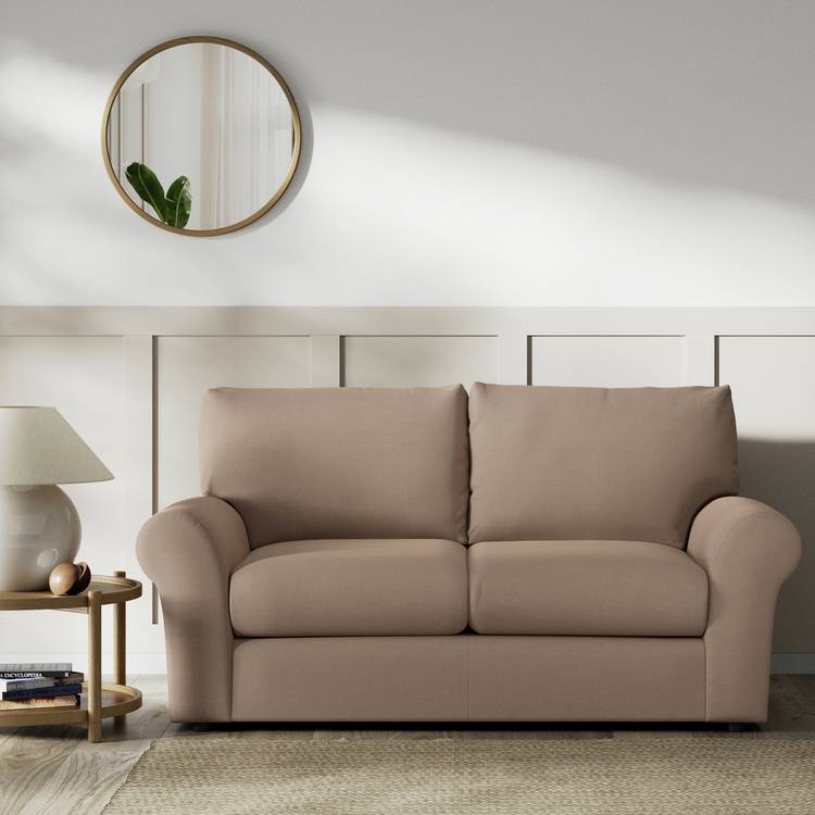 Habitat Molton Fabric 2 Seater Sofa - Biscuit 0