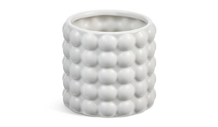 Habitat Bobble Medium Planter - Grey