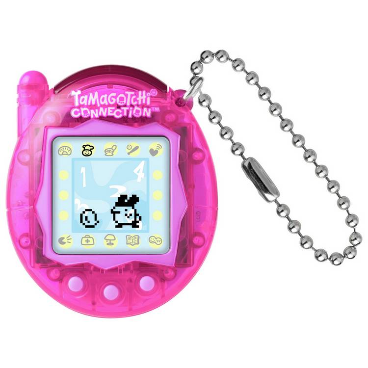 Tamagotchi Connection Translucent Virtual Pet-Pink 0
