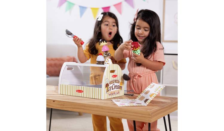 Buy Melissa Doug Scoop And Serve Ice Cream Counter Wooden toys