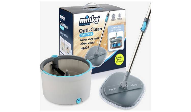 Minky Opti Clean Spin Mop with Refill Head