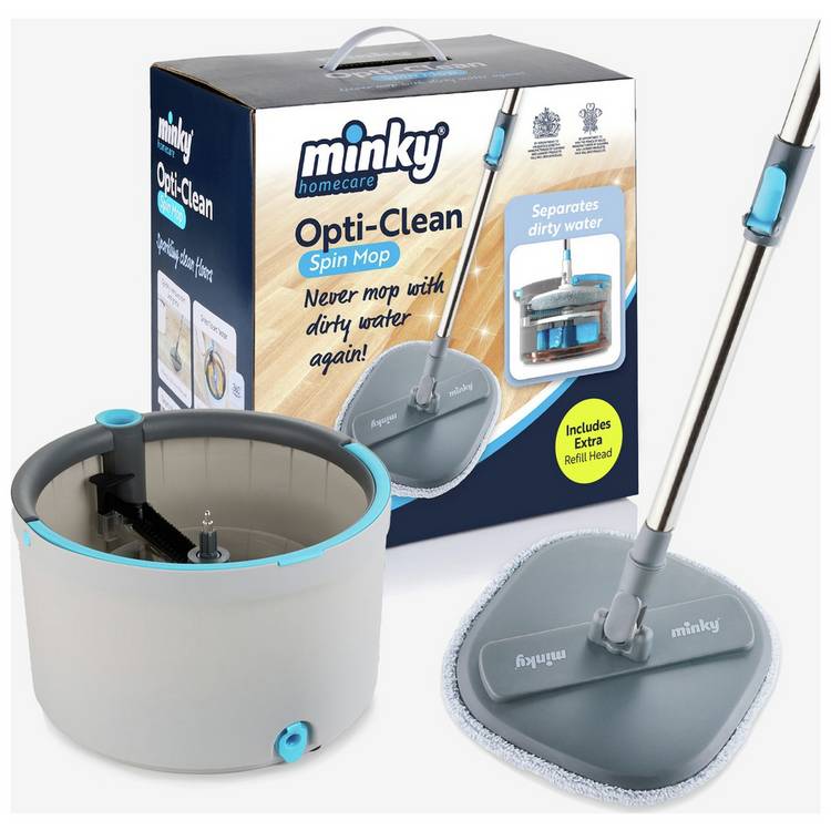 Minky Opti Clean Spin Mop with Refill Head 0