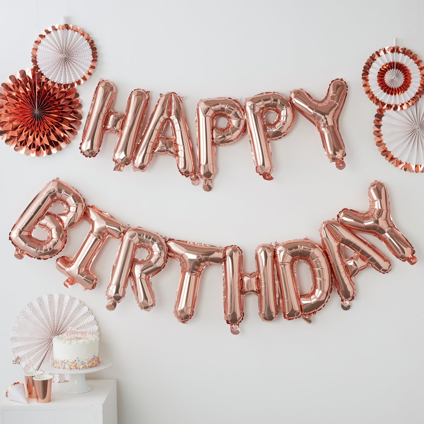 Ginger Ray Rose Gold Balloon Bunting Review