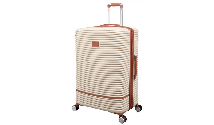 IT Luggage Expandable 8 Wheel Hard Suitcase - Large, Cream