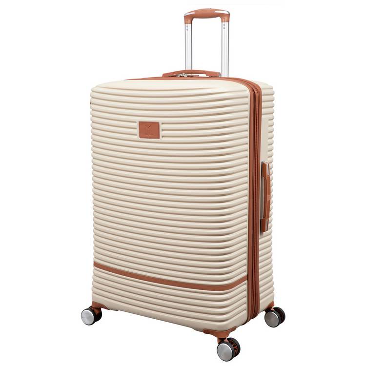 IT Luggage Expandable 8 Wheel Hard Suitcase - Large, Cream 0