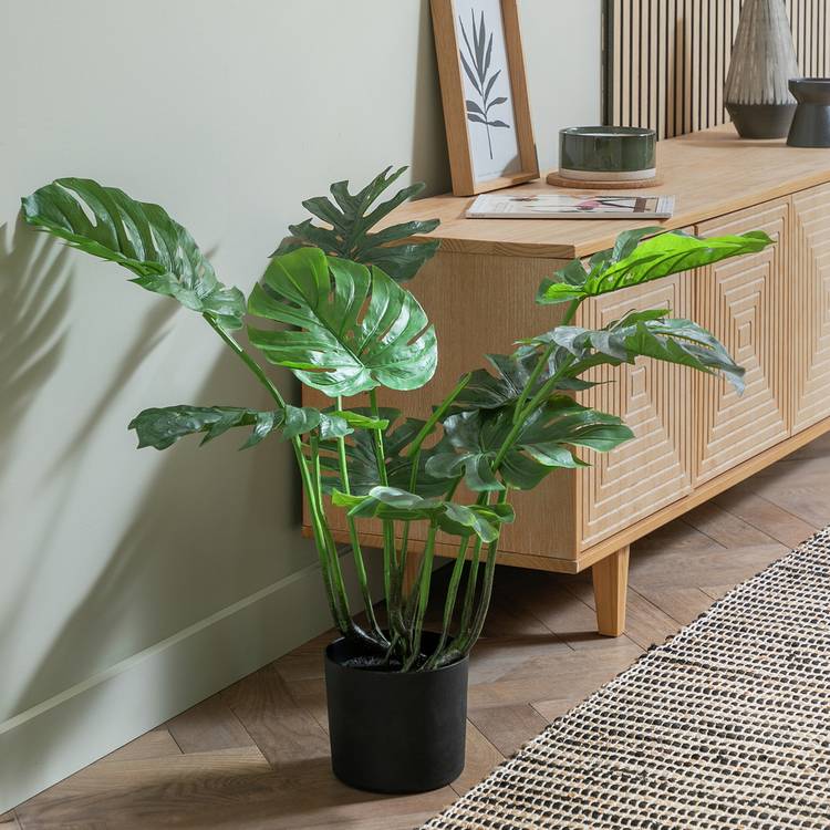 Habitat Artificial Green Monstera Plant - 61cm 0