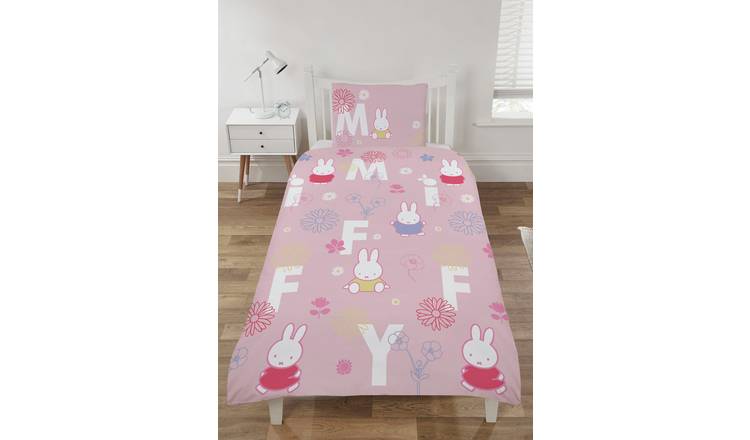 Miffy Pink Kids Bedding Set - Single