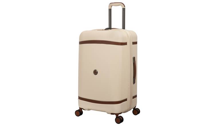 IT Luggage Expandable 8 Wheel Hard Suitcase - Medium, Cream