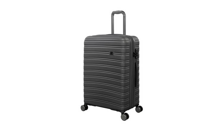 IT Luggage 8 Wheel Soft Suitcase - Charcoal, Medium