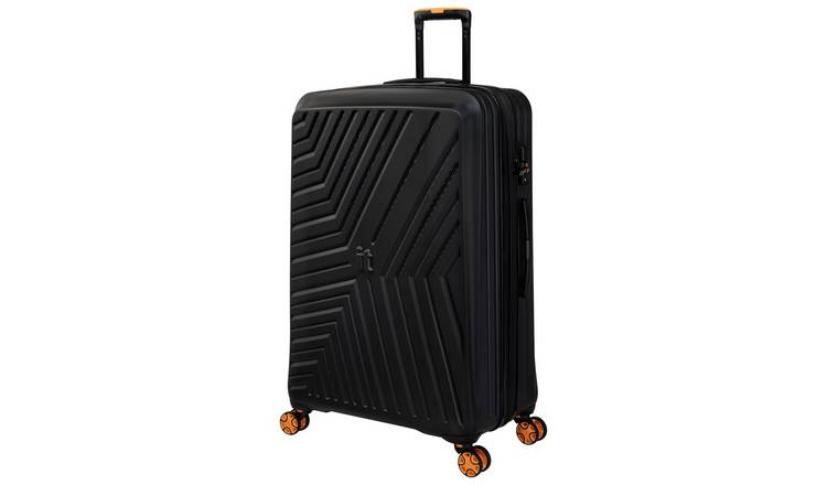 IT Luggage Expandable 8 Wheel Hard Suitcase - XL, Black