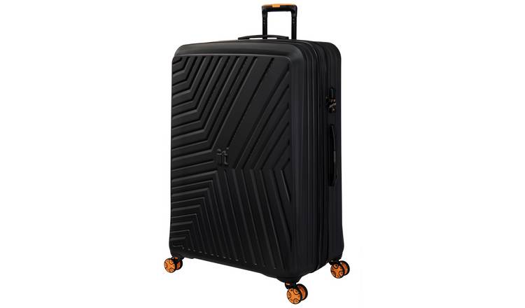 IT Luggage Expandable 8 Wheel Hard Suitcase - Small, Black