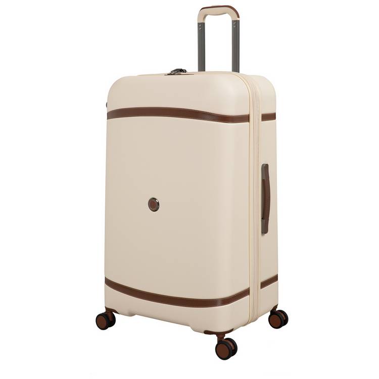 IT Luggage Expandable 8 Wheel Hard Suitcase - Large, Cream 0