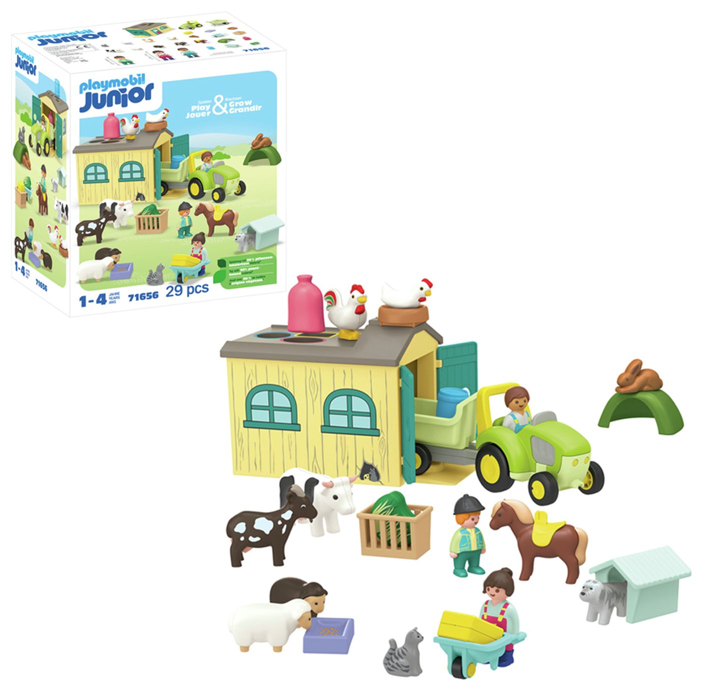 Playmobil Junior Farm Adventure With Tractor