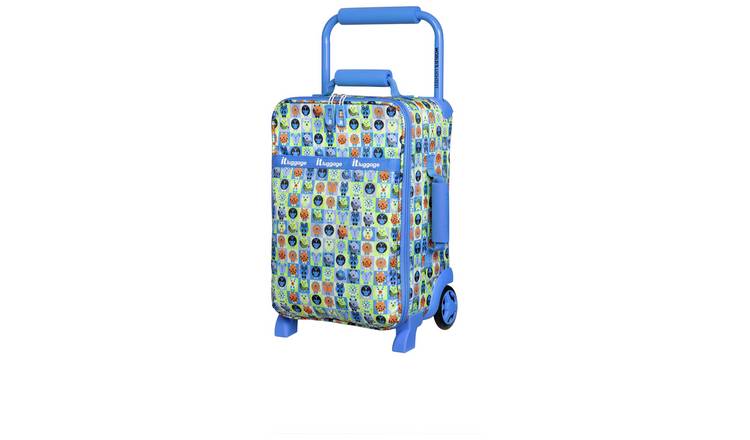 IT Luggage 8 Wheel Soft Suitcase - Small, Blue