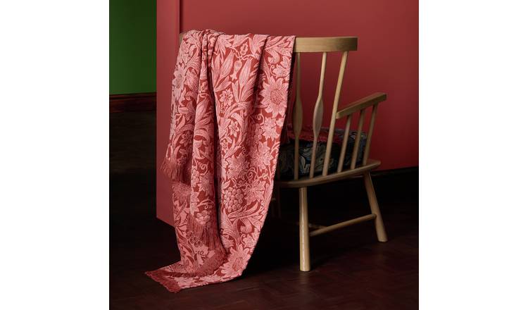 Habitat & Morris & Co. Sunflower Chenille Throw - 125x150cm