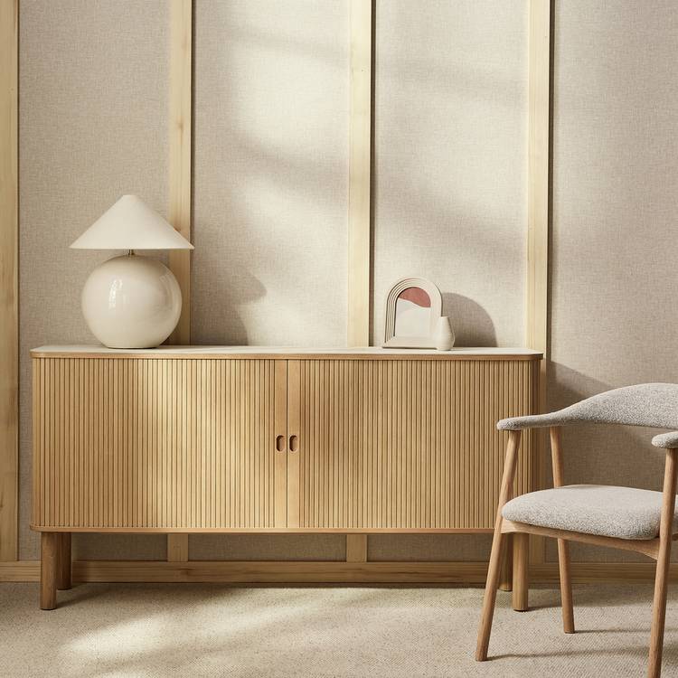 Habitat Lex 2 Door Sideboard - Oak 0
