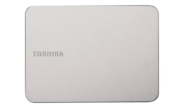 Toshiba Canvio Flex 1TB Portable Hard Drive - Warm Silver