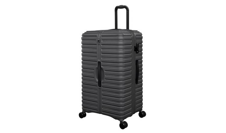 IT Luggage 8 Wheel Hard Suitcase - Grey, Large