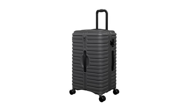 IT Luggage 8 Wheel Hard Suitcase - Grey, Medium