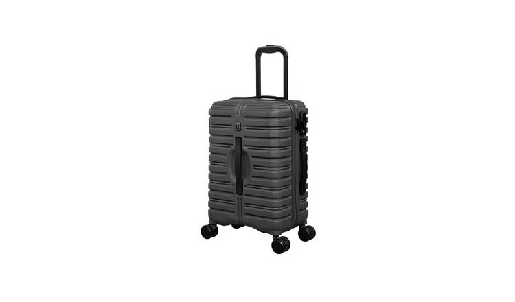 IT Luggage 8 Wheel Hard Suitcase - Grey, Small