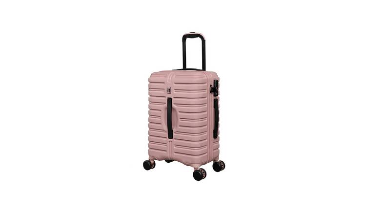 IT Luggage 8 Wheel Hard Suitcase - Pink, Small