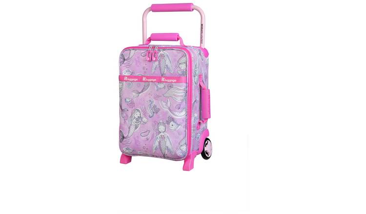 IT Luggage 8 Wheel Soft Suitcase - Small, Pink